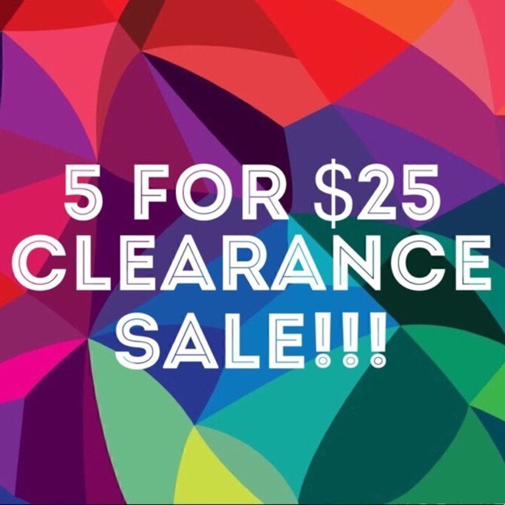 5 for $25 sale! Just added more- 7/6/24!